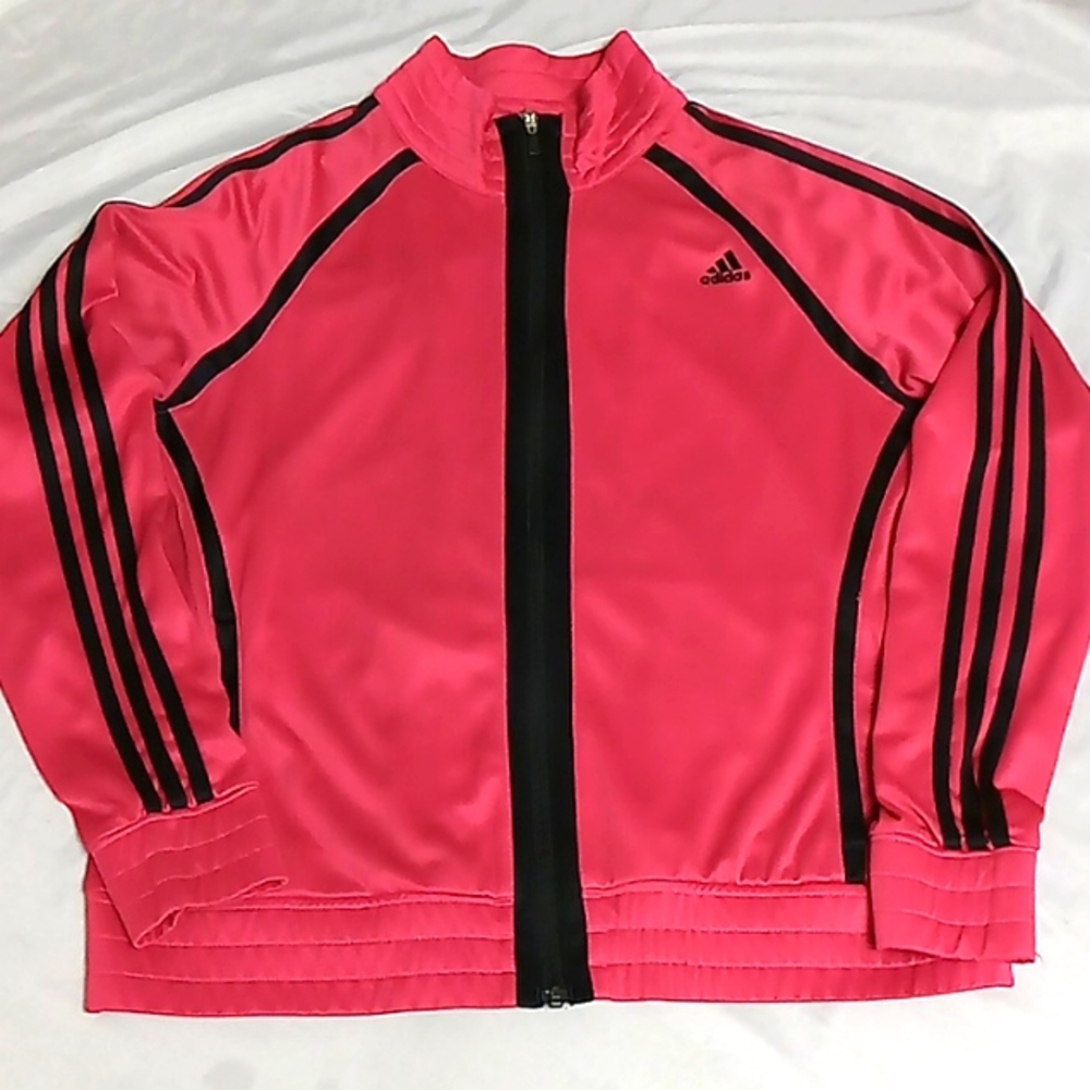 Adidas..Track Jacket.Large..Pink